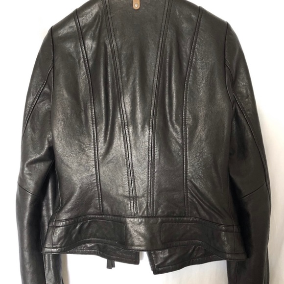 Aritzia Mackage Kenya leather jacket size XS. Excellent condition - Picture 3 of 8